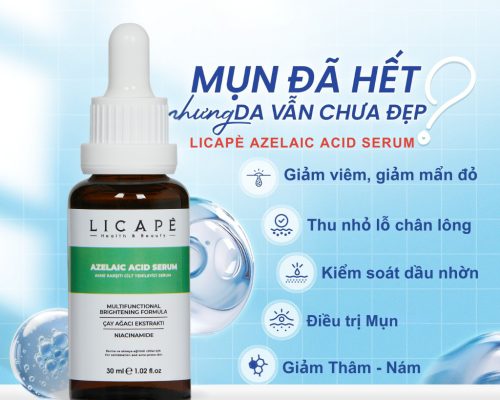 AXIT AZELAIC GIẢI PHÁP HOÀN HẢO TRONG ĐIỀU TRỊ DA MỤN, THÂM & DẦU NHỜN