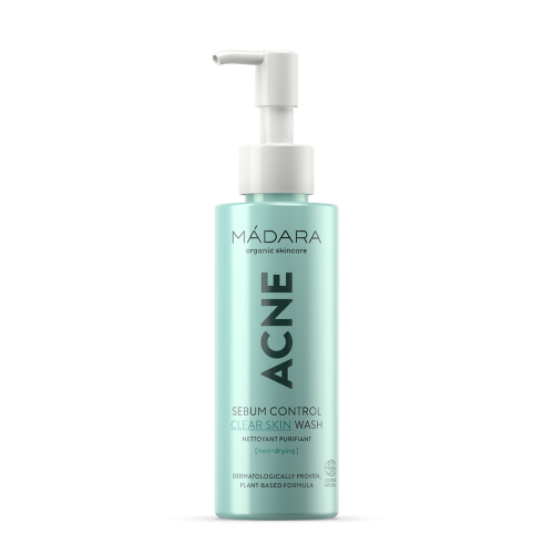 MÁDARA ACNE Sebum Control Clear Skin Wash - Sữa rửa mặt cho da dầu, mụn giúp kiểm soát bã nhờn
