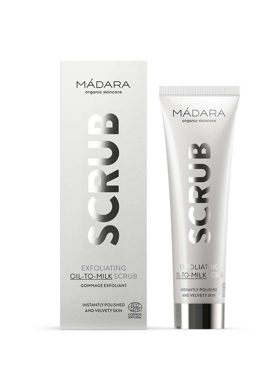 Mádara Exfoliating Oil-To-Milk Scrub - Tẩy tế bào chết dạng dầu sữa
