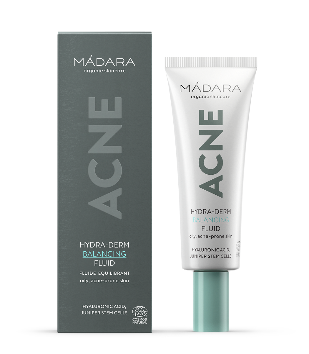 MÁDARA ACNE Hydra-Derm Balancing Fluid - Kem dưỡng ẩm, điều tiết bã nhờn, giúp se khít lỗ chân lông