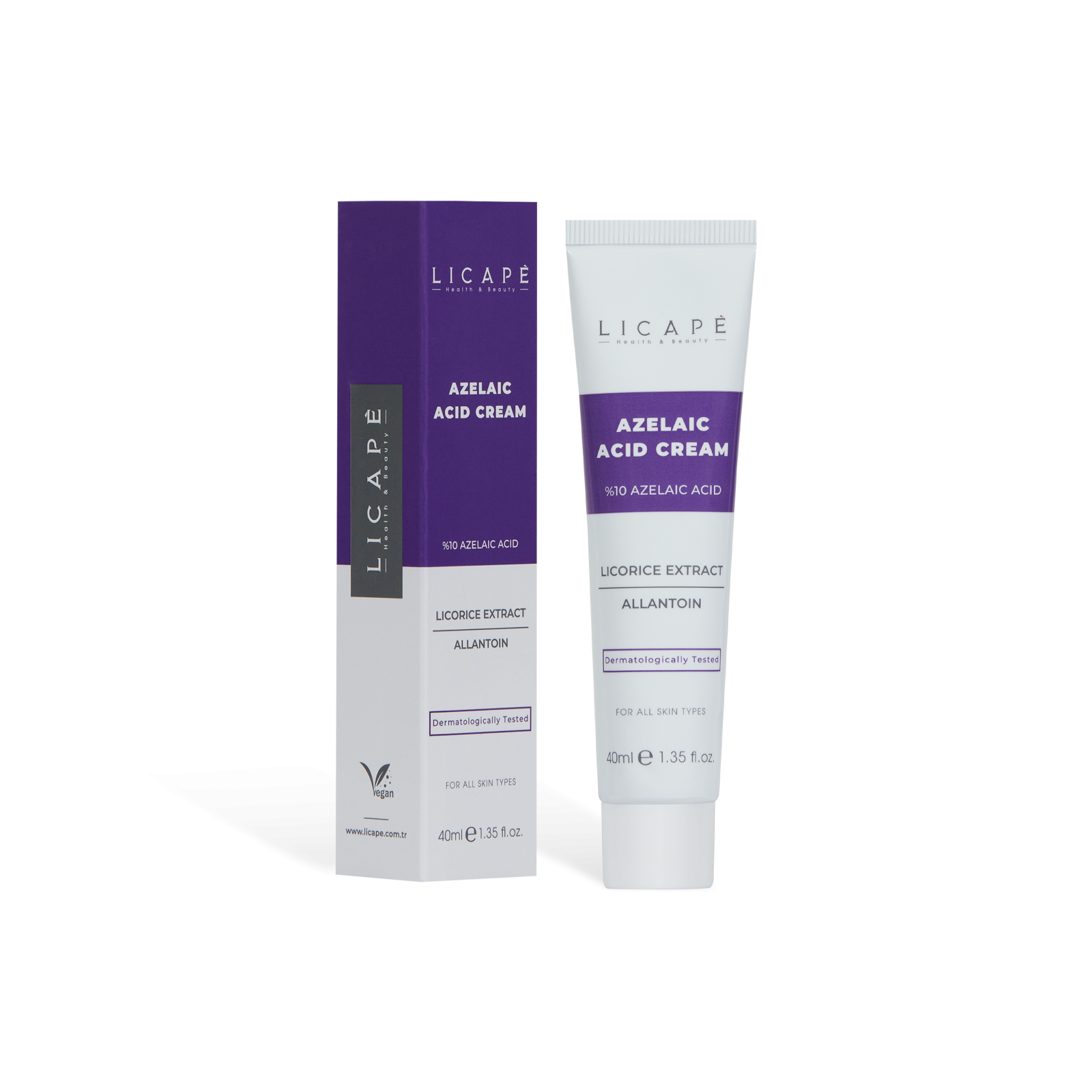 LICAPÈ AZELAIC ACID CREAM - Kem 10% Acid Azelaic giúp giảm Mụn, mờ thâm, kiểm soát dầu nhờn