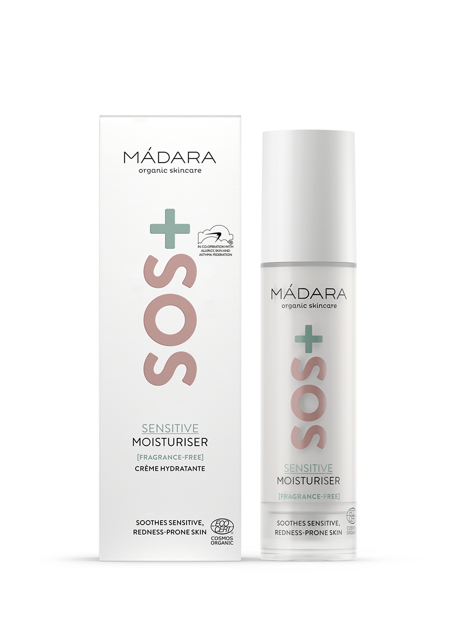 Mádara SOS+ SENSITIVE Moisturiser - Kem dưỡng ẩm, phục hồi & làm dịu cho da nhạy cảm 