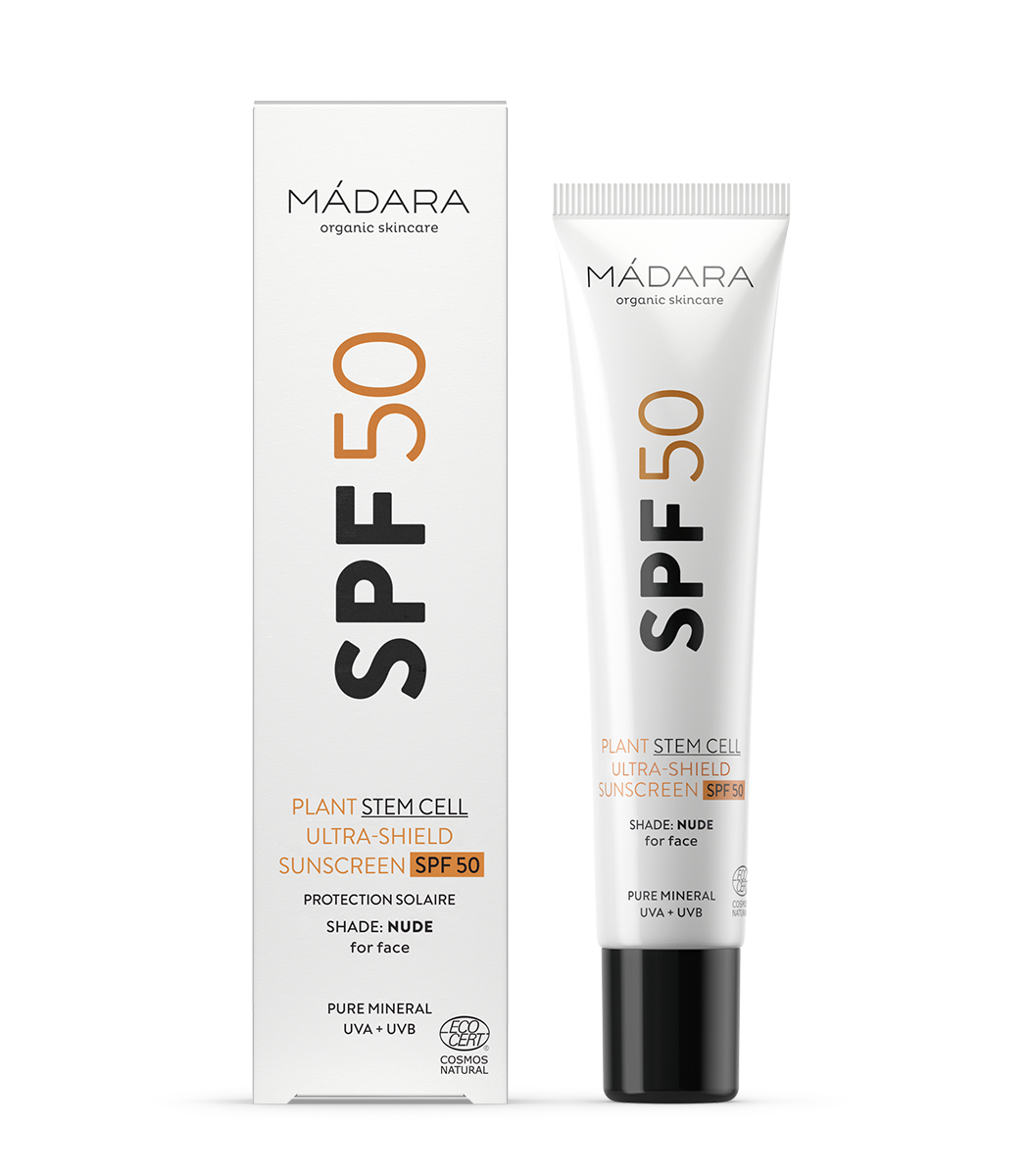 Mádara Plant Stem Cell Ultra-Shield Sunscreen SPF50 - Kem chống nắng tế bào gốc thực vật SPF50 Ultra-Shield